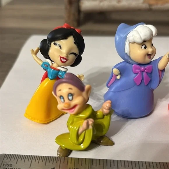 DISNEY PRINCESS COMIC PVC FIGURES PRE OWNED NO STANDS - Picture 10 of 10